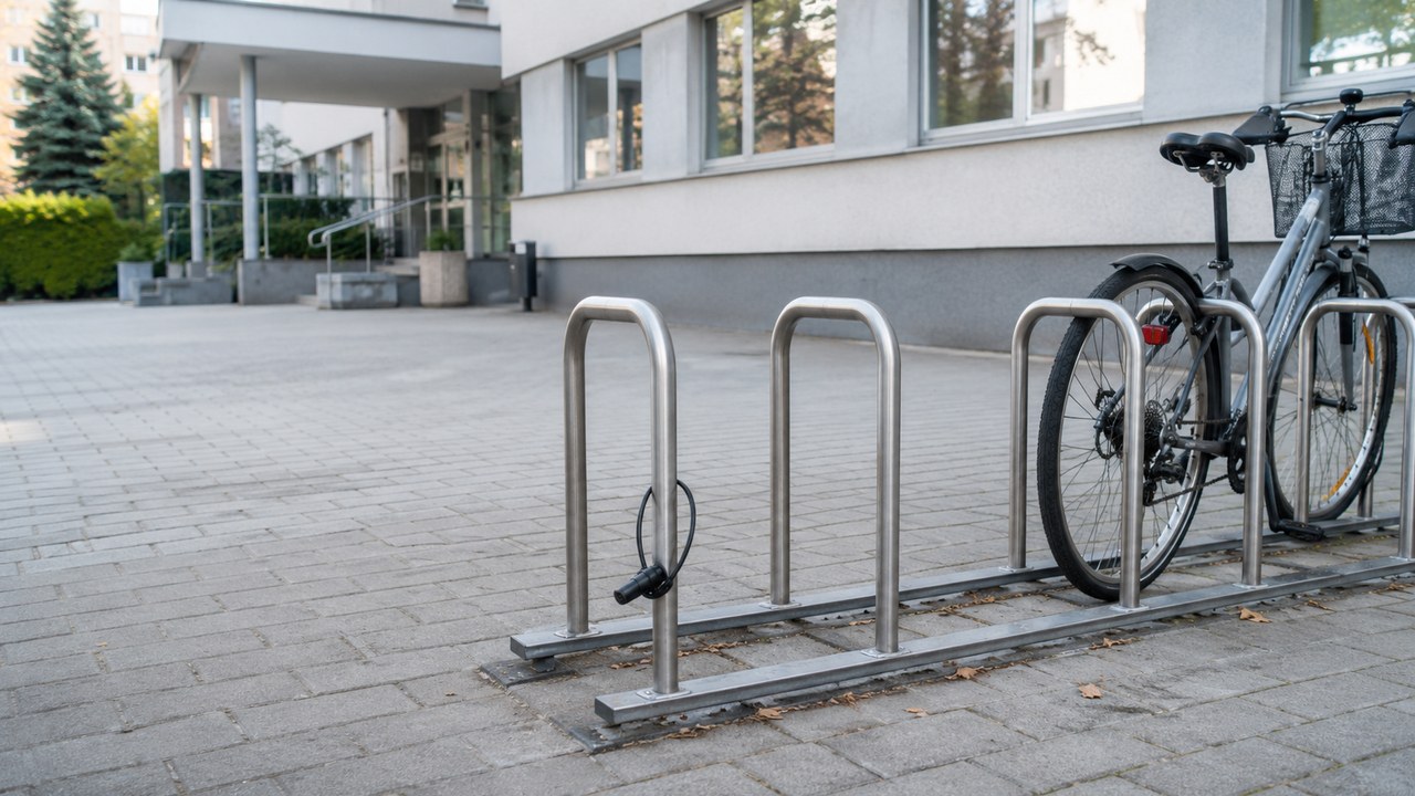 Hodina pri poliklinike a bicykel bol preč